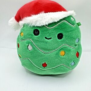 Squishmallow 5" Carol the Christmas Tree with Hat Holiday‎ Plush Toy